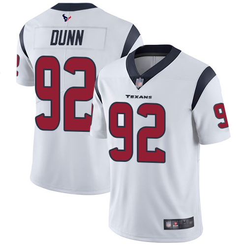 Houston Texans Limited White Men Brandon Dunn Road Jersey NFL Football #92 Vapor Untouchable->houston texans->NFL Jersey
